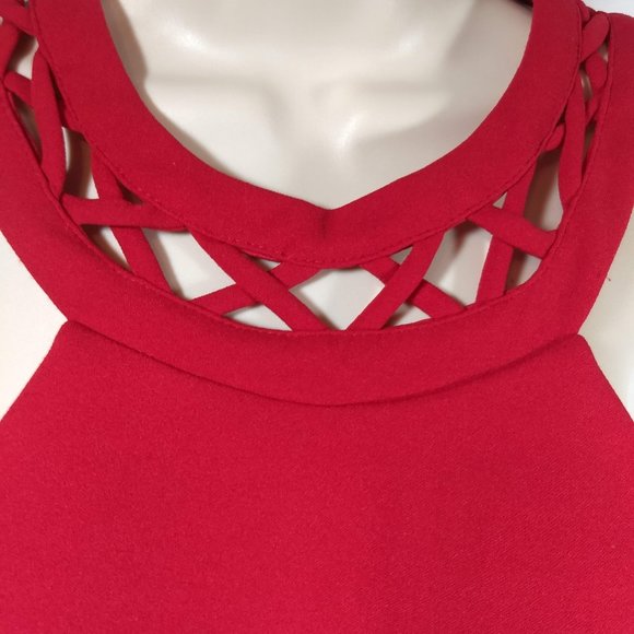 Jodi Kristopher Red Dress Women's Size 11 Junior NEW Christmas Party Graduation - Picture 2 of 9